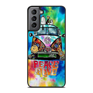 CHARLIE BROWN PEANUTS PEACE LOVE Samsung Galaxy S21 Plus Case Cover