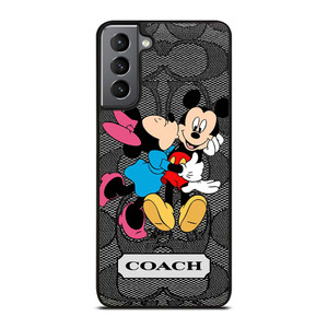 COACH MINNIE MICKEY MOUSE KISS Samsung Galaxy S21 Plus Case Cover COACH MINNIE MICKEY MOUSE KISS Samsung Galaxy S21 Plus Case Cover