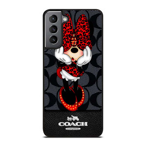 COACH MINNIE MOUSE 2 Samsung Galaxy S21 Plus Case Cover