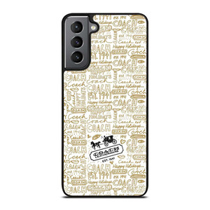 COACH NEW YORK COLLAGE Samsung Galaxy S21 Plus Case Cover