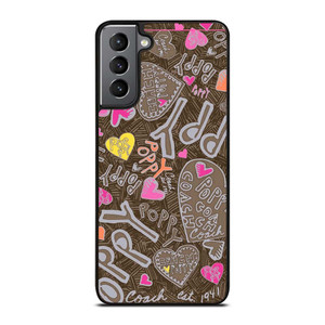 COACH NEW YORK NEW POOPY Samsung Galaxy S21 Plus Case Cover COACH NEW YORK NEW POOPY Samsung Galaxy S21 Plus Case Cover