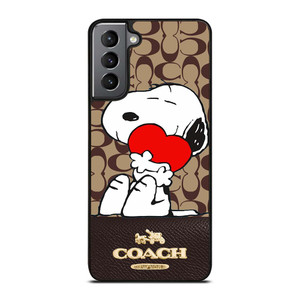 COACH NEW YORK SNOOPY Samsung Galaxy S21 Plus Case Cover