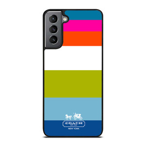 COACH NEW YORK STRIPE Samsung Galaxy S21 Plus Case Cover COACH NEW YORK STRIPE Samsung Galaxy S21 Plus Case Cover
