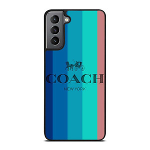 COACH NEW YORK STRIPES Samsung Galaxy S21 Plus Case Cover