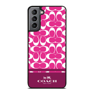 COACH PINK NEW YORK Samsung Galaxy S21 Plus Case Cover