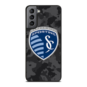 SPORTING KANSAS CITY MLS BLACK CAMO Samsung Galaxy S21 Plus Case Cover