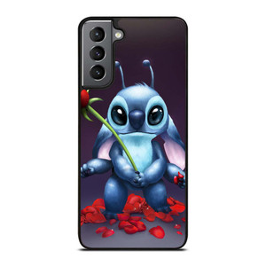 DISNEY STITCH AND ROSE FLOWER Samsung Galaxy S21 Plus Case Cover