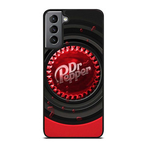 DR PEPPER SODA RED BLACK Samsung Galaxy S21 Plus Case Cover DR PEPPER SODA RED BLACK Samsung Galaxy S21 Plus Case Cover
