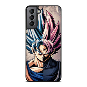 DRAGON BALL GOKU AND BLACK GOKU FACE Samsung Galaxy S21 Plus Case Cover