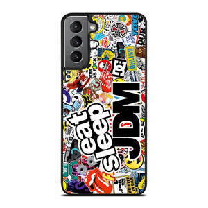 EAT SLEEP JDM Samsung Galaxy S21 Plus Case Cover