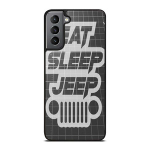 EAT SLEEP JEEP LOGO Samsung Galaxy S21 Plus Case Cover