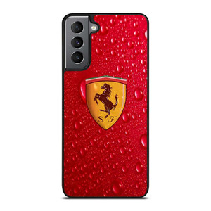 FERRARI DROP WATER RED Samsung Galaxy S21 Plus Case Cover
