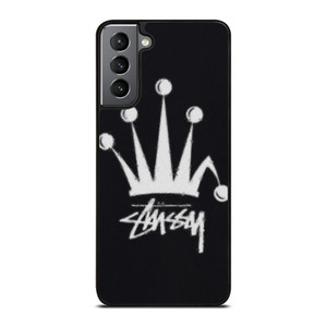 STUSSY FUZZY REGAL CROWN Samsung Galaxy S21 Plus Case Cover