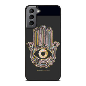 HAMSA EVIL EYE HAND OF FATIMA LOGO Samsung Galaxy S21 Plus Case Cover