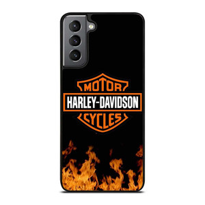 HARLEY DAVIDSON FIRE LOGO Samsung Galaxy S21 Plus Case Cover HARLEY DAVIDSON FIRE LOGO Samsung Galaxy S21 Plus Case Cover