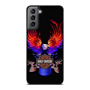 HARLEY DAVIDSON FLAME SWING Samsung Galaxy S21 Plus Case Cover