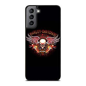 HARLEY DAVIDSON WING SKULL LOGO Samsung Galaxy S21 Plus Case Cover
