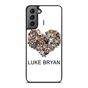 I LOVE LUKE BRYAN COLLAGE Samsung Galaxy S21 Plus Case Cover