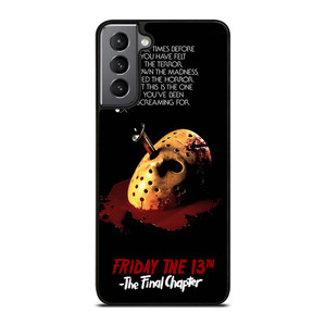 JASON FRIDAY THE 13TH HORROR MOVIE Samsung Galaxy S21 Plus Case Cover