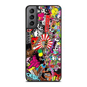 JDM STICKER BOMB COLLAGE Samsung Galaxy S21 Plus Case Cover JDM STICKER BOMB COLLAGE Samsung Galaxy S21 Plus Case Cover