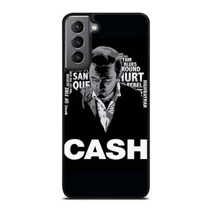 JOHNNY CASH MIDDLE CLIPART Samsung Galaxy S21 Plus Case Cover