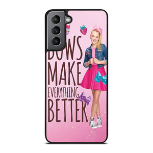 JOJO SIWA BOWS MAKE EVERYTHING BETTER Samsung Galaxy S21 Plus Case Cover JOJO SIWA BOWS MAKE EVERYTHING BETTER Samsung Galaxy S21 Plus Case Cover