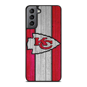 KANSAS CITY CHIEFS WOODEN LOGO Samsung Galaxy S21 Plus Case Cover