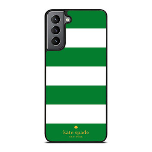 KATE SPADE GREEN STRIPE Samsung Galaxy S21 Plus Case Cover