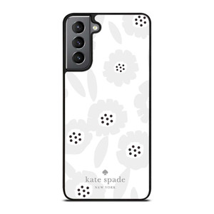 KATE SPADE GREY FLOWER Samsung Galaxy S21 Plus Case Cover