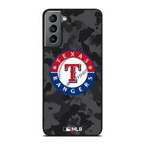 TEXAS RANGERS BASEBALL BLACK CAMO Samsung Galaxy S21 Plus Case Cover