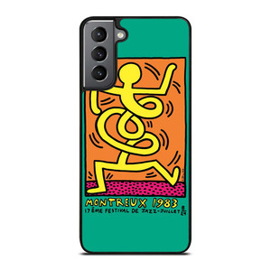 KEITH HARING MONTREUX 1983 Samsung Galaxy S21 Plus Case Cover KEITH HARING MONTREUX 1983 Samsung Galaxy S21 Plus Case Cover