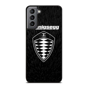 KOENIGSEGG LOGO BLACK PATTERN Samsung Galaxy S21 Plus Case Cover