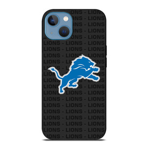 DETROIT LIONS FOOTBALL TEXT iPhone 13 Case Cover