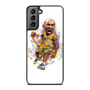 LA LAKERS KOBE BRYANT CARTOON Samsung Galaxy S21 Plus Case Cover