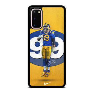 AARON DONALD 99 LOS ANGELES RAMS  Samsung Galaxy S20 Case Cover AARON DONALD 99 LOS ANGELES RAMS  Samsung Galaxy S20 Case Cover