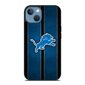 DETROIT LIONS NFL METAL STRIPE iPhone 13 Case Cover DETROIT LIONS NFL METAL STRIPE iPhone 13 Case Cover
