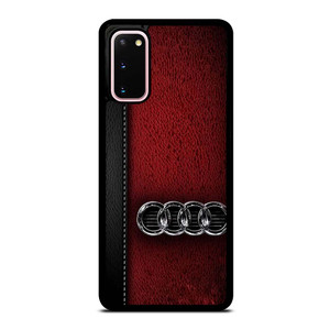 AUDI CAR RED LEATHER Samsung Galaxy S20 Case Cover AUDI CAR RED LEATHER Samsung Galaxy S20 Case Cover