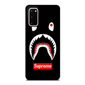 BAPE CAMO SHARK SUPREME BLACK Samsung Galaxy S20 Case Cover
