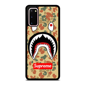 BAPE CAMO SHARK SUPREME Samsung Galaxy S20 Case Cover BAPE CAMO SHARK SUPREME Samsung Galaxy S20 Case Cover