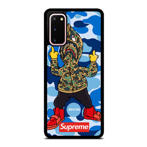 BATHING APE SUPREME SHARK CAMO Samsung Galaxy S20 Case Cover BATHING APE SUPREME SHARK CAMO Samsung Galaxy S20 Case Cover