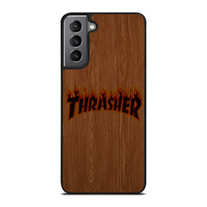 THRASHER SKATEBOARD WOODEN LOGO Samsung Galaxy S21 Plus Case Cover