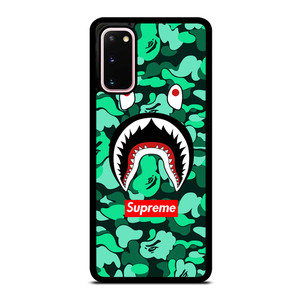CAMO BATHING APE SUPREME GREEN Samsung Galaxy S20 Case Cover CAMO BATHING APE SUPREME GREEN Samsung Galaxy S20 Case Cover