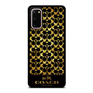 COACH NEW YORK GOLD Samsung Galaxy S20 Case Cover