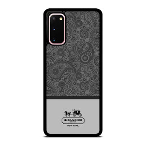 COACH NEW YORK GREY BATIK Samsung Galaxy S20 Case Cover COACH NEW YORK GREY BATIK Samsung Galaxy S20 Case Cover