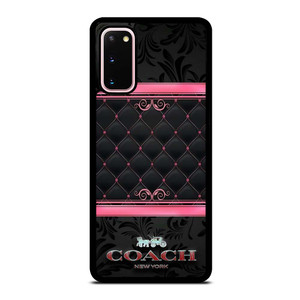 COACH NEW YORK PINK BLACK Samsung Galaxy S20 Case Cover