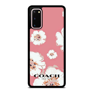 COACH NEW YORK PINK FLOWER Samsung Galaxy S20 Case Cover COACH NEW YORK PINK FLOWER Samsung Galaxy S20 Case Cover