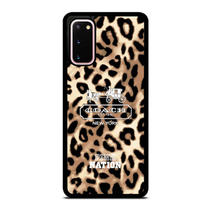 COACH NEW YORK PINK NATION LEPOARD Samsung Galaxy S20 Case Cover COACH NEW YORK PINK NATION LEPOARD Samsung Galaxy S20 Case Cover