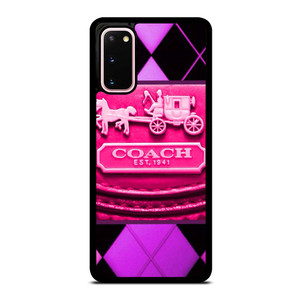 COACH NEW YORK PURPLE PINK LOGO Samsung Galaxy S20 Case Cover COACH NEW YORK PURPLE PINK LOGO Samsung Galaxy S20 Case Cover