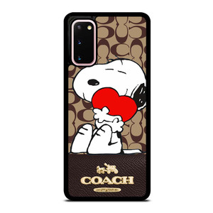 COACH NEW YORK SNOOPY Samsung Galaxy S20 Case Cover COACH NEW YORK SNOOPY Samsung Galaxy S20 Case Cover