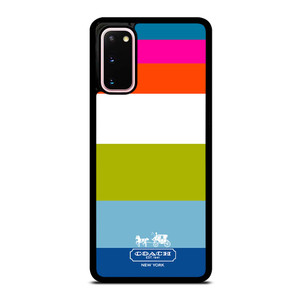 COACH NEW YORK STRIPE Samsung Galaxy S20 Case Cover COACH NEW YORK STRIPE Samsung Galaxy S20 Case Cover